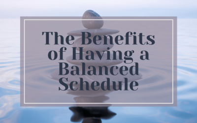 The Benefits of a Balanced Schedule