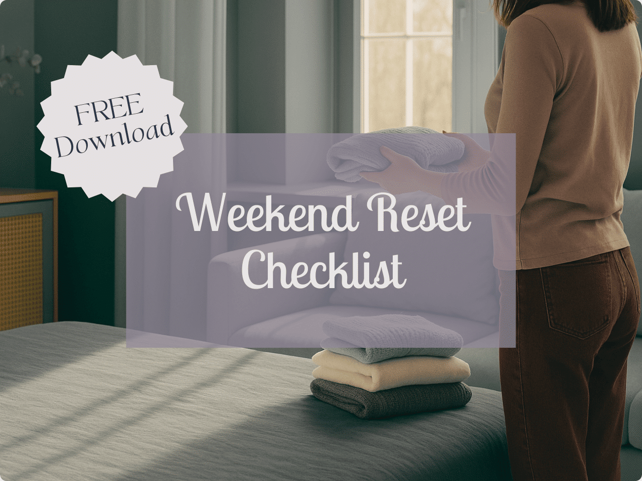 Weekend Reset Checklist