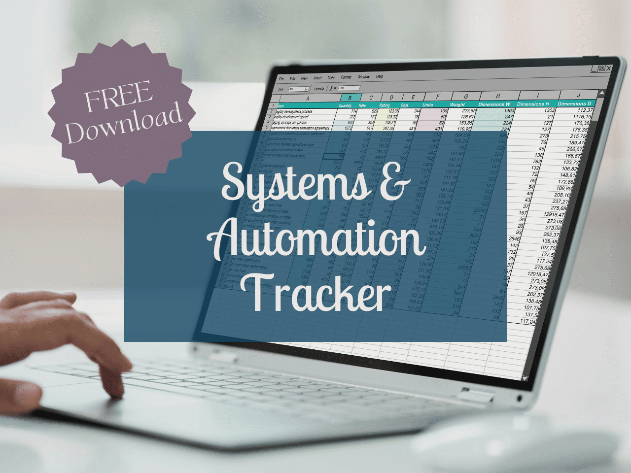 Systems & Automation Tracker